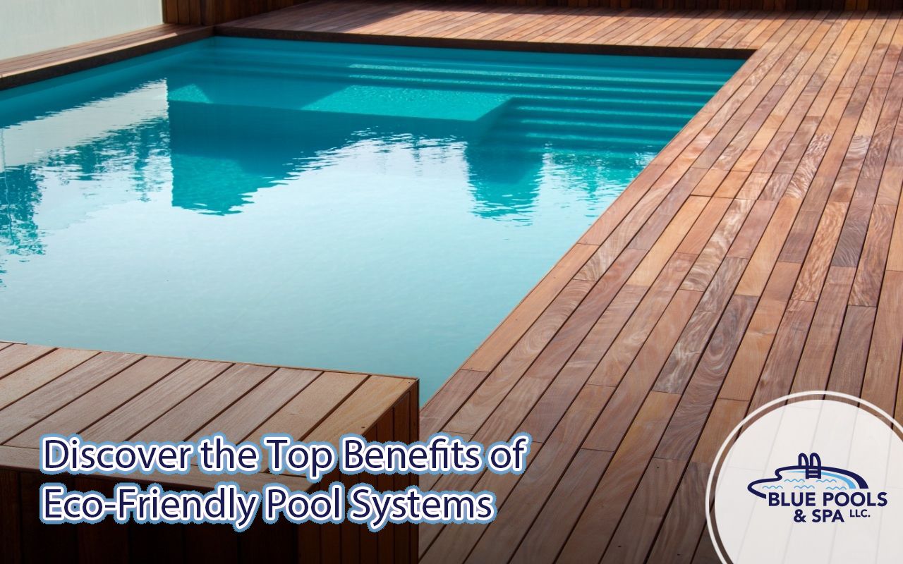 Eco-friendly pool decking made from sustainable wood materials